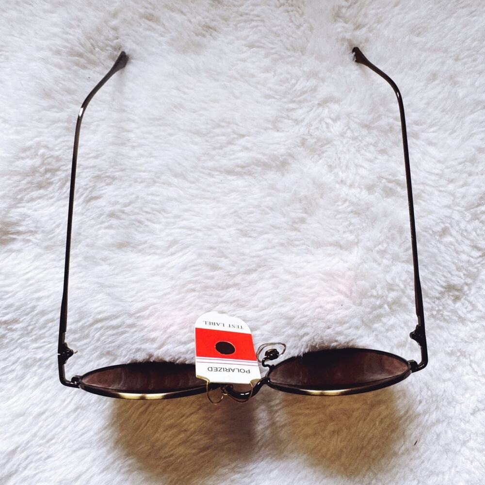 Brielle Bright Red Polarized Mirrored Sunglasses - Picture 5 of 14